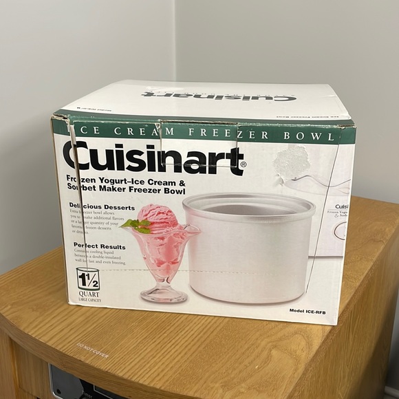 Cuisinart Kitchen Cuisinart Ice Cream Freezer Bowl New In The Box